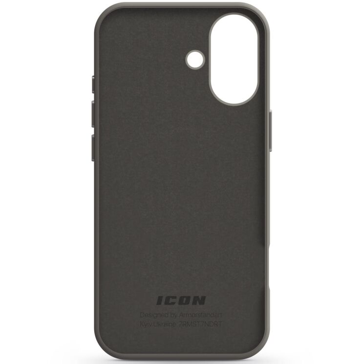 Защитный чехол ArmorStandart ICON2 Case для Apple iPhone 16 - Stone Grey: фото 2 из 9