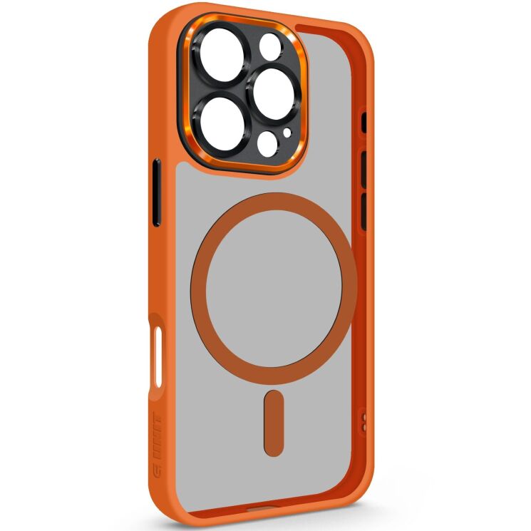 Защитный чехол ArmorStandart Unit MagSafe SE для Apple iPhone 16 Pro - Orange: фото 1 из 2