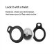 Захисний чохол Belkin Secure Holder with Keyring для Apple AirTags (F8W973BTBLK) - Black (274011B). Фото 5 з 11