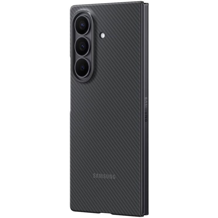 Защитный чехол Carbon Case для Samsung Galaxy Fold 7 (EF-XF966SBEGUA) - Black: фото 4 из 8
