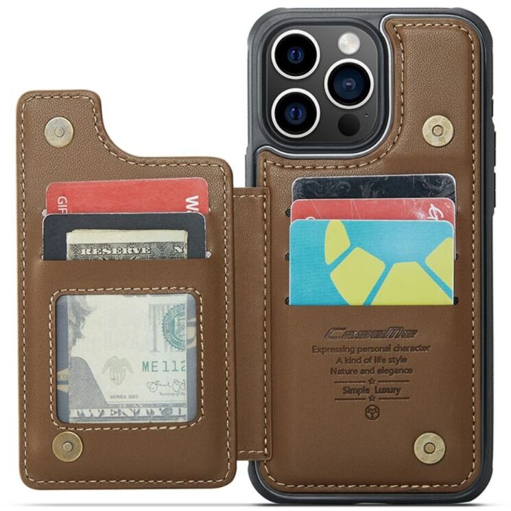 Защитный чехол CaseMe C22 Series для Apple iPhone 15 Pro Max - Brown: фото 2 из 12