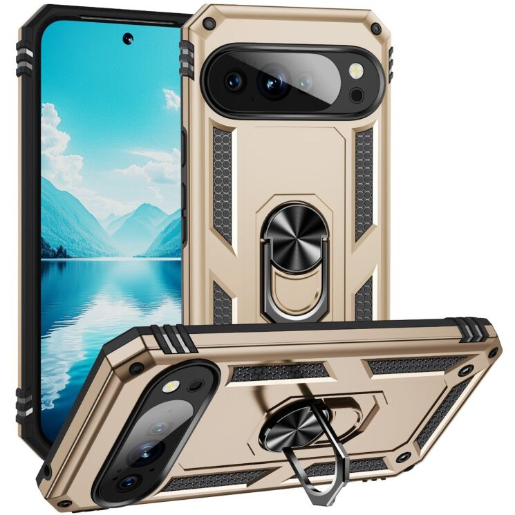 Захисний чохол Deexe Armor Case для Google Pixel 10 / 10 Pro - Gold: фото 1 з 7