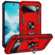 Противоударный чехол с подставкой Deexe Armor Case для Google Pixel 10 Pro XL - Red (384728R)