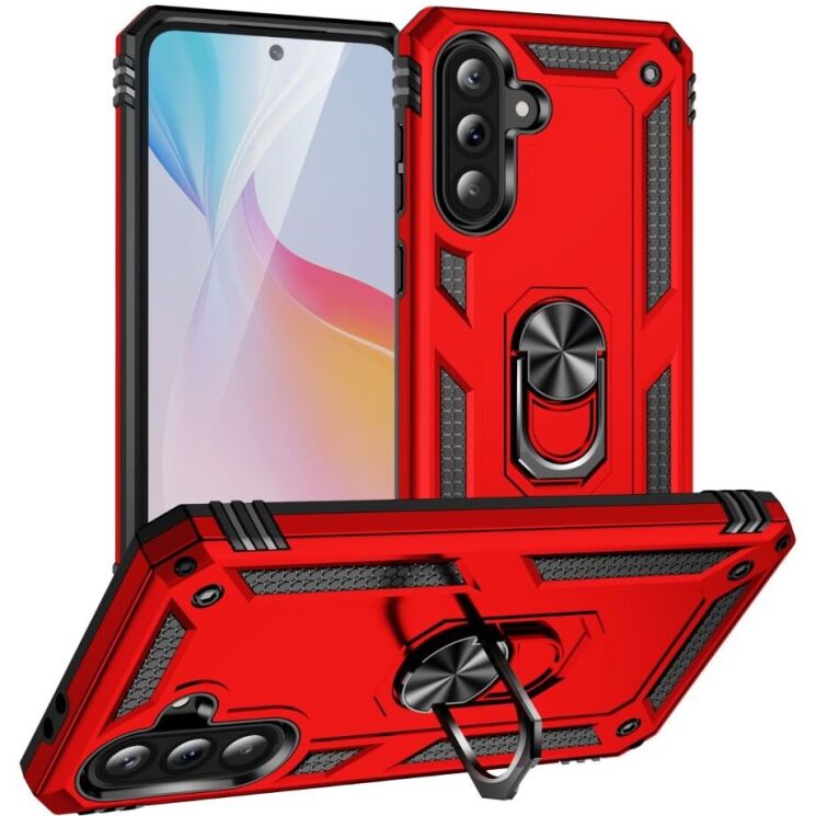 Защитный чехол Deexe Armor Case для Samsung Galaxy A36 (A366) - Red: фото 1 из 7