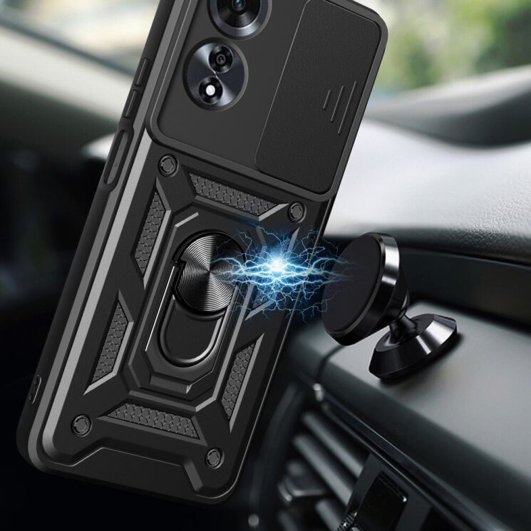 Защитный чехол Deexe Armor Shield для OPPO A60 - Black: фото 3 из 8
