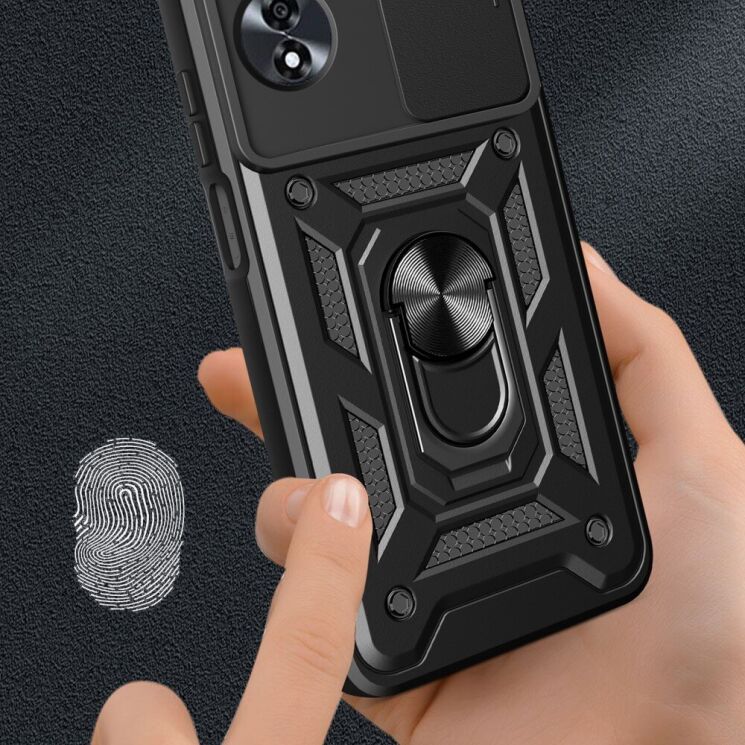 Защитный чехол Deexe Armor Shield для OPPO A60 - Black: фото 4 из 8