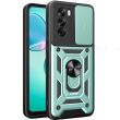 Защитный чехол Deexe Armor Shield для OPPO Reno 12 Pro - Green (359008G)