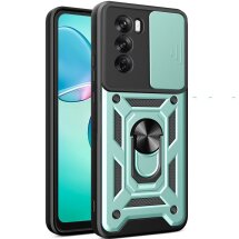 Защитный чехол Deexe Armor Shield для OPPO Reno 12 Pro - Green: фото 1 из 9