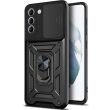 Защитный чехол Deexe Armor Shield для Samsung Galaxy S21 FE (G990) - Black (240228B)