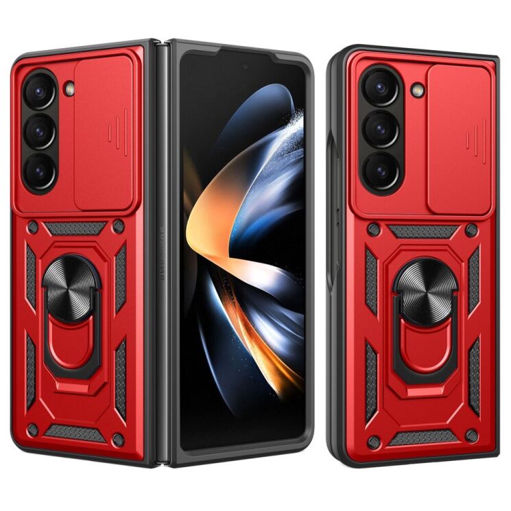 Защитный чехол Deexe Armor Shield (FF) для Samsung Galaxy Fold 6 - Red: фото 1 из 10
