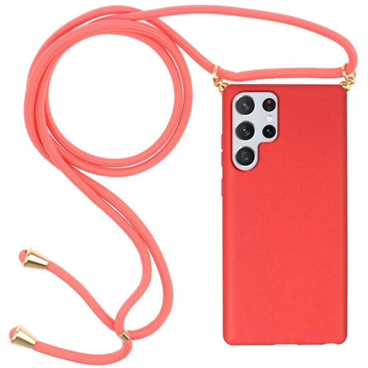 Защитный чехол Deexe Astra Case для Samsung Galaxy S24 Ultra (S928) - Red: фото 1 из 4