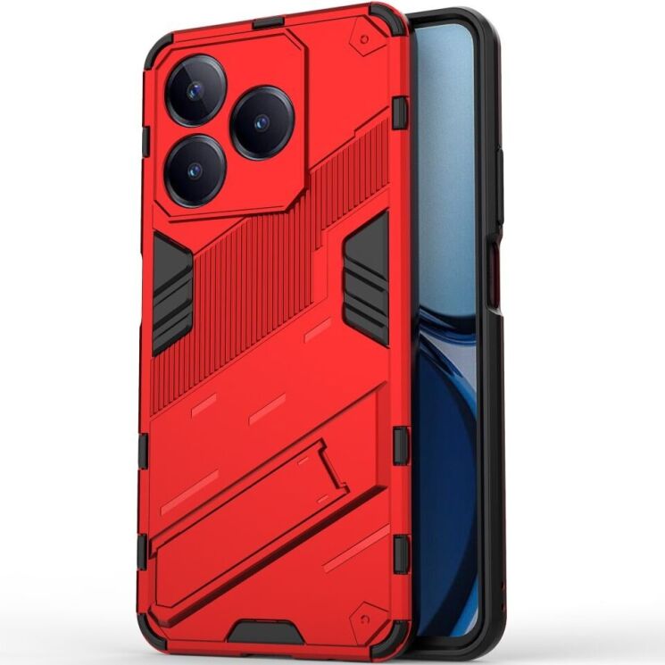 Защитный чехол Deexe Bibercas для Realme C63 / C61 - Red: фото 2 из 8