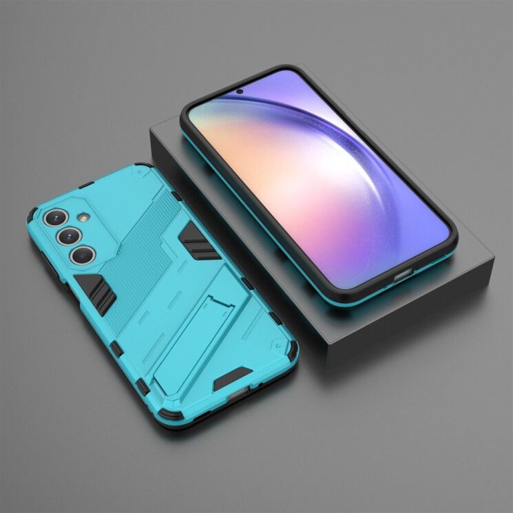 Защитный чехол Deexe Bibercas для Samsung Galaxy M35 (M356) - Baby Blue: фото 4 из 6