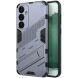 Захисний чохол Deexe Bibercas для Samsung Galaxy S24 Plus - Dark Blue (343409DB). Фото 1 з 6