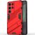 Захисний чохол Deexe Bibercas для Samsung Galaxy S25 Ultra (S938) - Red: фото 1 з 7