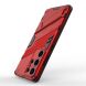 Защитный чехол Deexe Bibercas для Samsung Galaxy S25 Ultra (S938) - Red (372223R). Фото 3 из 7