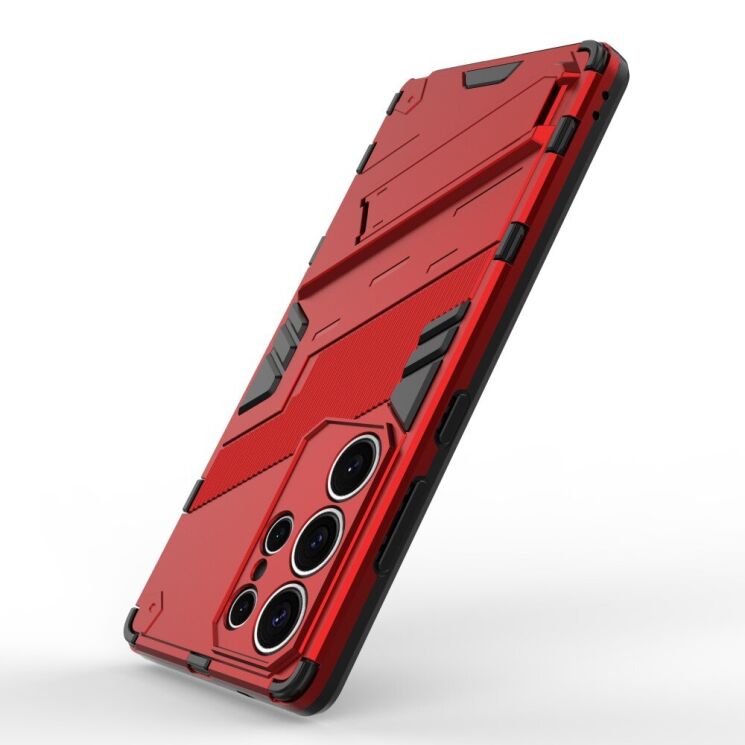 Защитный чехол Deexe Bibercas для Samsung Galaxy S25 Ultra (S938) - Red: фото 3 из 7
