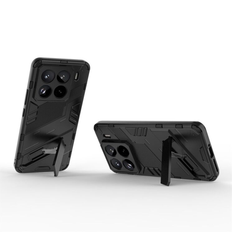 Захисний чохол Deexe Bibercas для Xiaomi 15 Pro - Black: фото 3 з 7