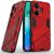 Защитный чехол Deexe Bibercas для Xiaomi Redmi 13 - Red: фото 1 из 6