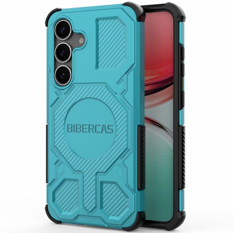 Защитный чехол Deexe Bibercas J-16 Series для Samsung Galaxy S25 (S931) - Baby Blue: фото 2 из 6