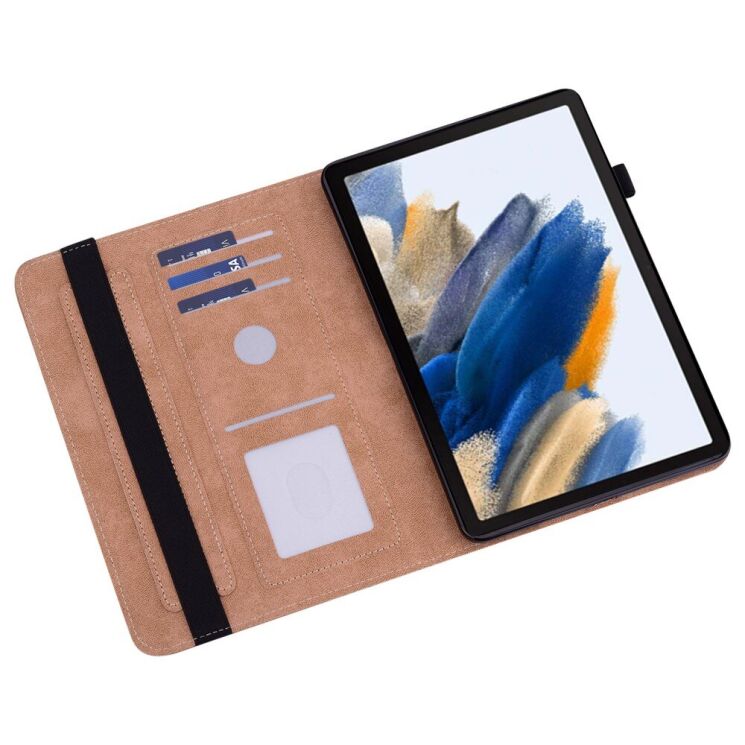 Защитный чехол Deexe Business Cover для Samsung Galaxy Tab A9 (X110/115) - Green: фото 3 из 12