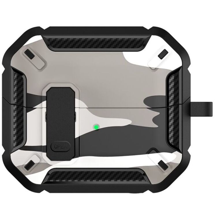 Защитный чехол Deexe Camouflage Case для Samsung Galaxy Buds 3 / Buds 3 Pro - White: фото 2 из 11