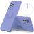 Защитный чехол Deexe Color Shell with Strap для Samsung Galaxy A33 (A336) - Purple: фото 1 из 7