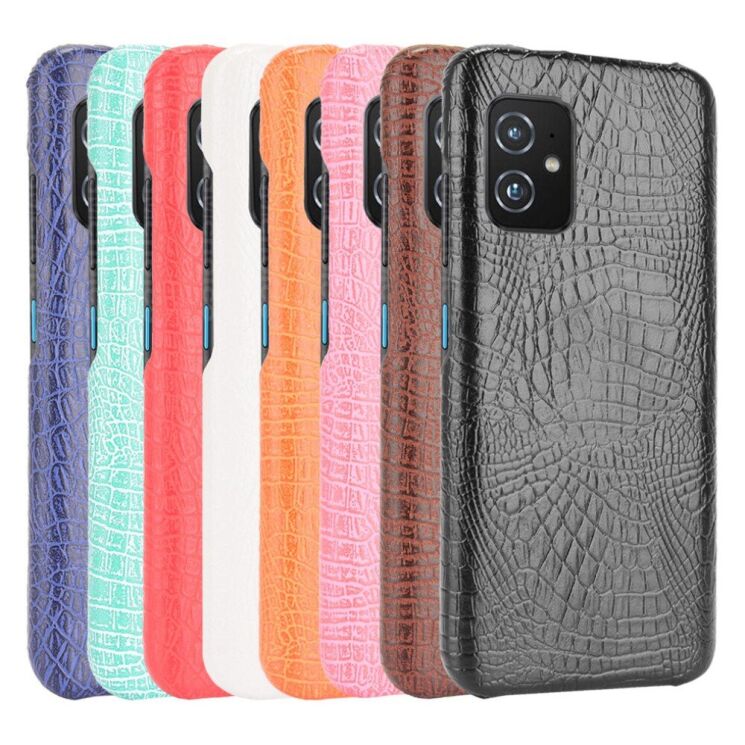 Захисний чохол Deexe Croco Style для ASUS Zenfone 8 (ZS590KS) - Red: фото 4 з 6