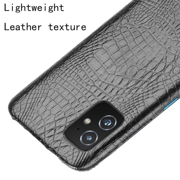 Захисний чохол Deexe Croco Style для ASUS Zenfone 8 (ZS590KS) - Red: фото 5 з 6