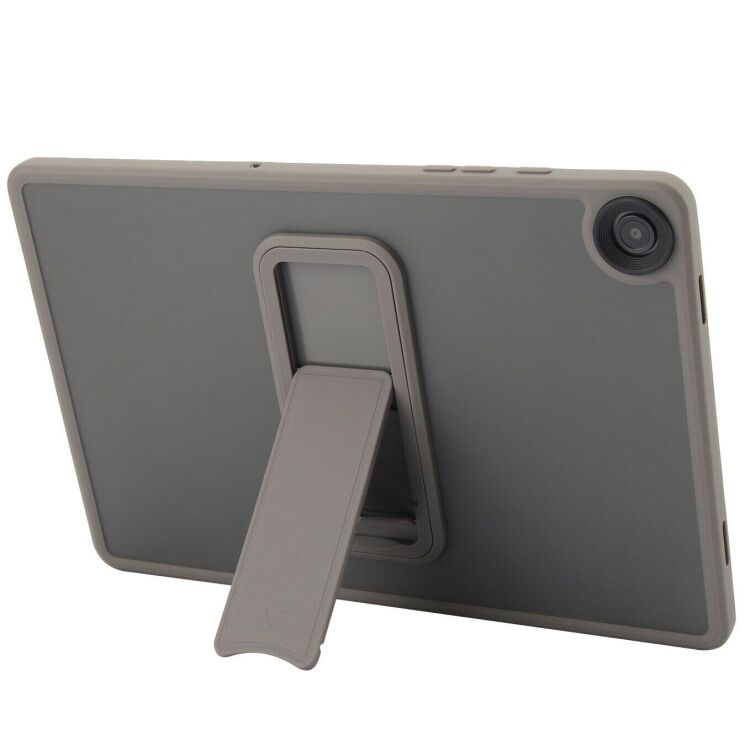 Захисний чохол Deexe Crystal Kickstand для Samsung Galaxy Tab A11 Plus (X230/236) - Grey (401623H) Захисний чохол Deexe Crystal Kickstand для Samsung Galaxy Tab A11 Plus (X230/236) - Grey: фото 2 з 10