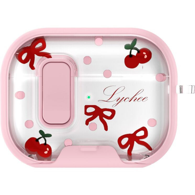 Захисний чохол Deexe Crystal Lock для AirPods Pro 3 - Bowknot: фото 2 з 9