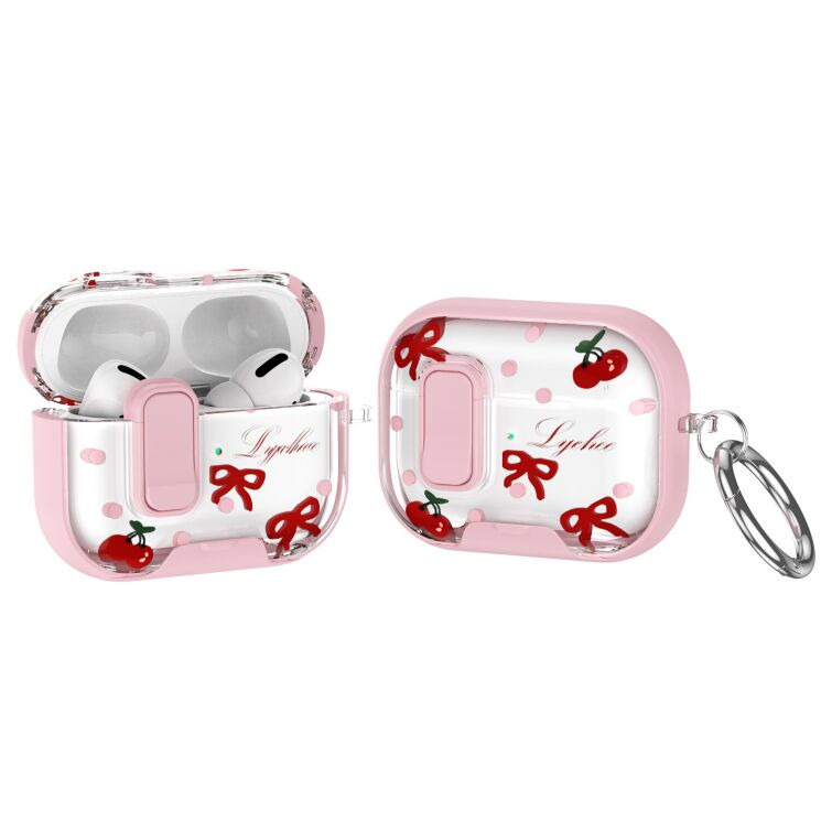 Захисний чохол Deexe Crystal Lock для AirPods Pro 3 - Bowknot: фото 1 з 9