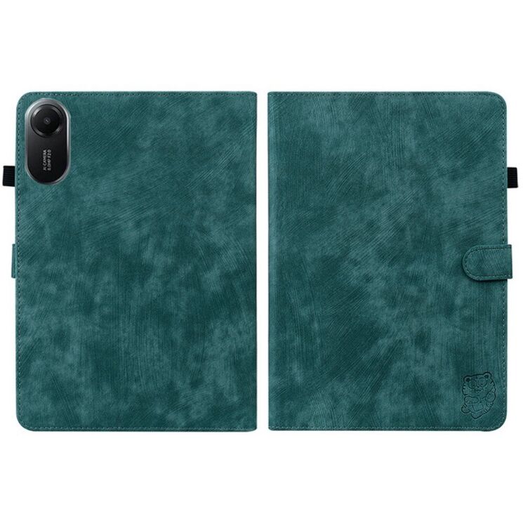 Защитный чехол Deexe Cute Tiger для Xiaomi Redmi Pad 2 - Green: фото 5 из 7
