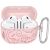 Захисний чохол Deexe Dinosaur Design для Samsung Galaxy Buds 3 / Buds 3 Pro - Light Pink: фото 1 з 7