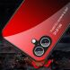Защитный чехол Deexe Gradient Color для Apple iPhone 16 - Black / Red (360760BR). Фото 3 из 7