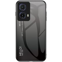 Защитный чехол Deexe Gradient Color для Motorola Moto G85 - Black / Grey: фото 1 из 11