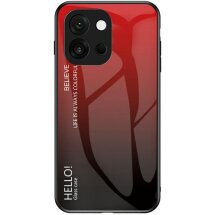 Захисний чохол Deexe Gradient Color для OnePlus 13T - Red / Black: фото 1 з 8
