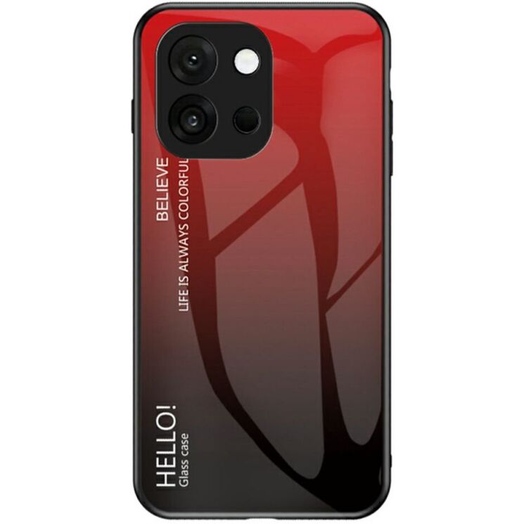 Захисний чохол Deexe Gradient Color для OnePlus 13T - Red / Black: фото 1 з 8