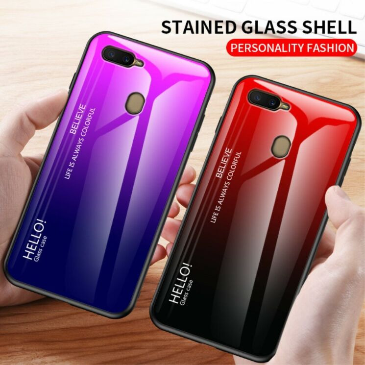 Захисний чохол Deexe Gradient Color для OPPO A12 - Yellow / Pink: фото 4 з 10