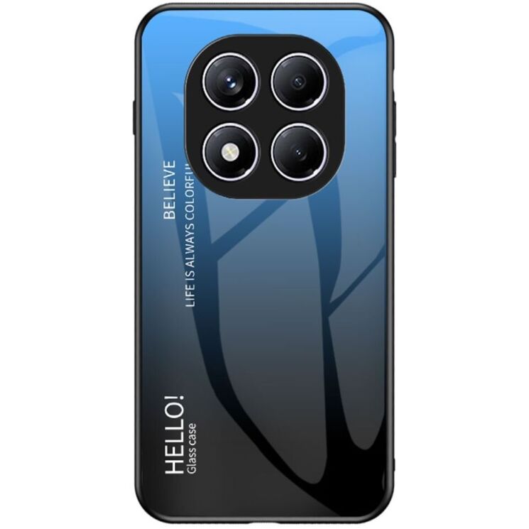 Защитный чехол Deexe Gradient Color для Xiaomi Redmi Note 14 Pro - Blue / Black: фото 1 из 8
