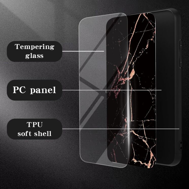 Защитный чехол Deexe Gradient Pattern для Google Pixel 9 Pro XL - Red: фото 2 из 9