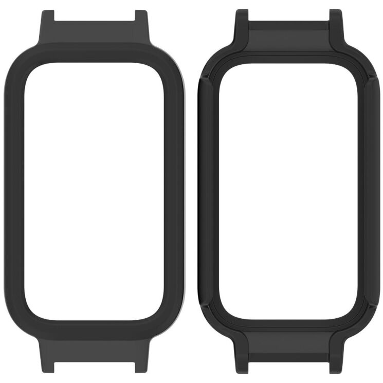 Защитный чехол Deexe Hard Frame для Xiaomi Mi Smart Band 9 Active / Redmi Band 3 - Matte Black: фото 4 из 7