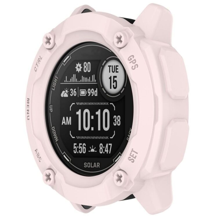 Защитный чехол Deexe Hollow Cover для Garmin Instinct 2X - Light Pink: фото 2 из 8