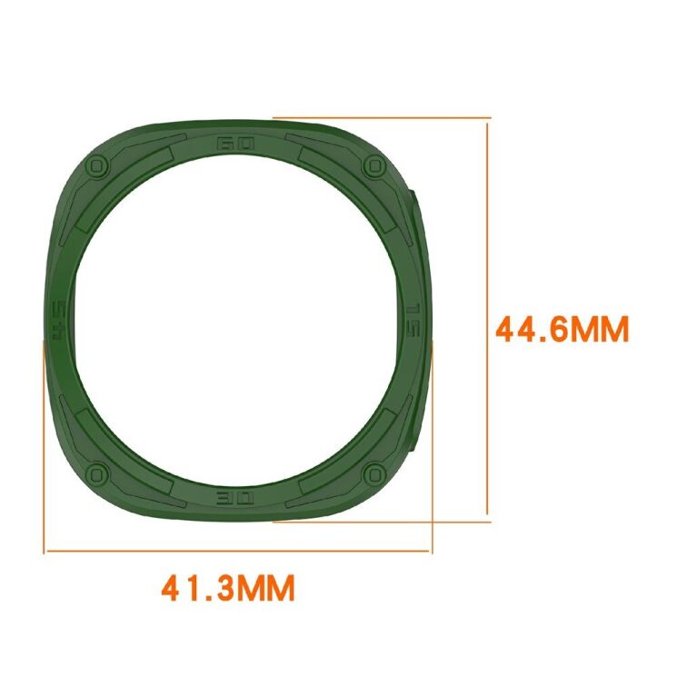 Защитный чехол Deexe Hollow Cover для Samsung Galaxy Watch 8 (40mm) - White: фото 6 из 6