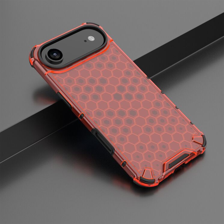 Захисний чохол Deexe Honeycomb Series для Apple iPhone 17 Air - Red: фото 4 з 6