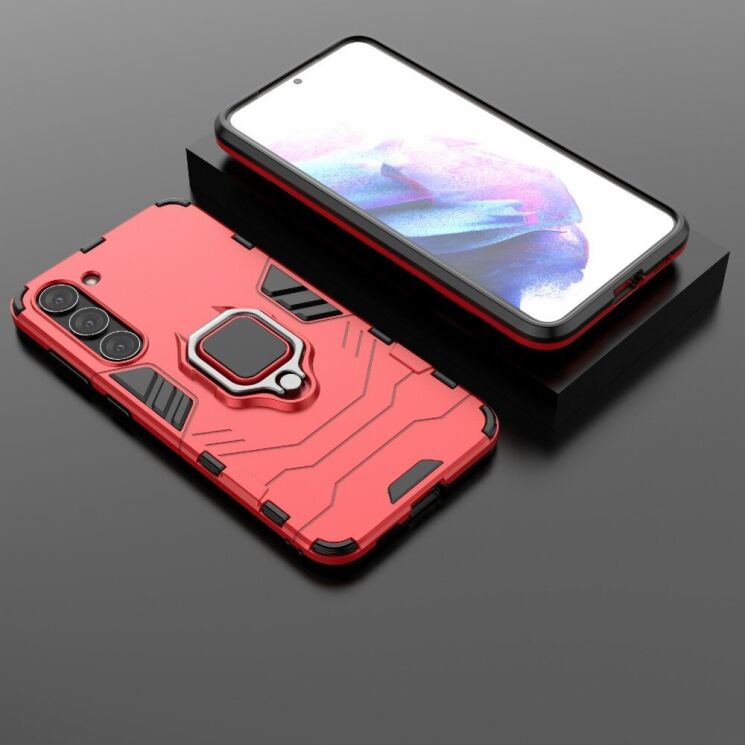 Защитный чехол Deexe Hybrid Case для Samsung Galaxy S23 Plus - Black: фото 8 из 9