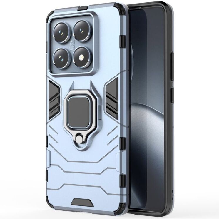 Защитный чехол Deexe Hybrid Case для Xiaomi 14T Pro - Blue: фото 1 из 5