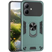 Защитный чехол Deexe Hybrid Shell для Infinix Smart 20 - Green: фото 1 из 7
