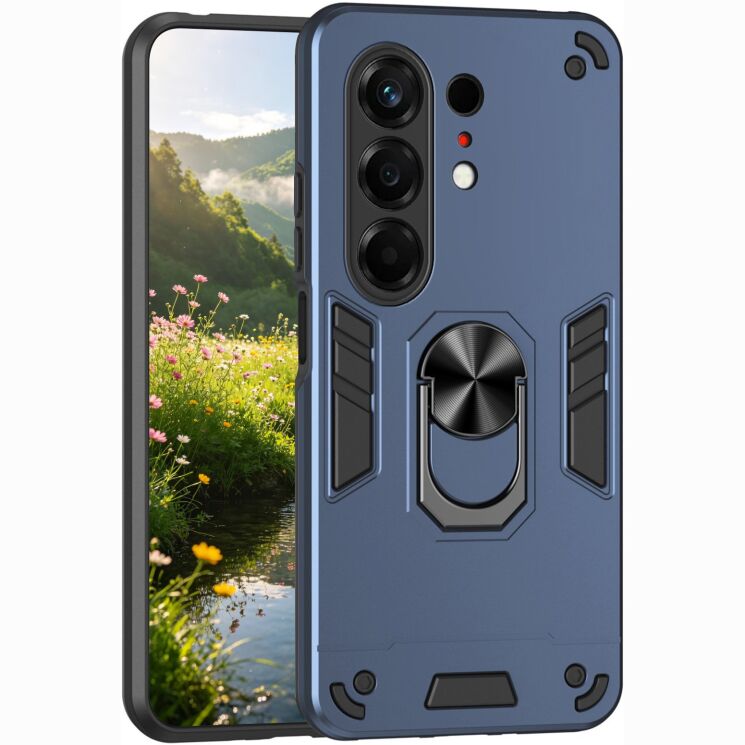 Защитный чехол Deexe Hybrid Shell для TECNO Camon 50 - Blue: фото 1 из 7