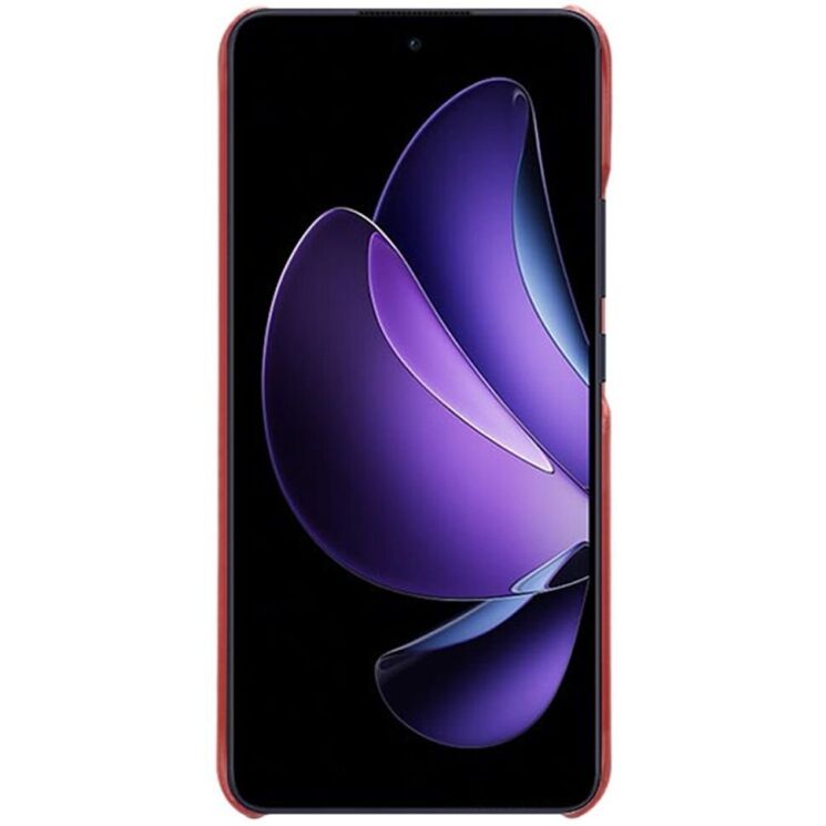 Защитный чехол Deexe Leather Back Cover для OPPO Reno 13 F/FS 5G - Red: фото 3 из 5